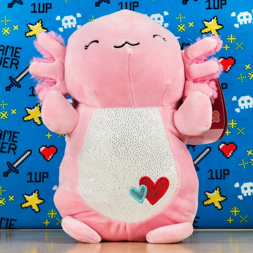 Squishmallow Archie the Axolotl 10" Hugmees 2022 UltraSoft Stuffed Toy Plush NWT